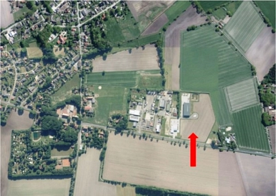 Luftbild Gewerbegebiet Sauensiek&nbsp;&copy;&nbsp;Gemeinde Sauensiek